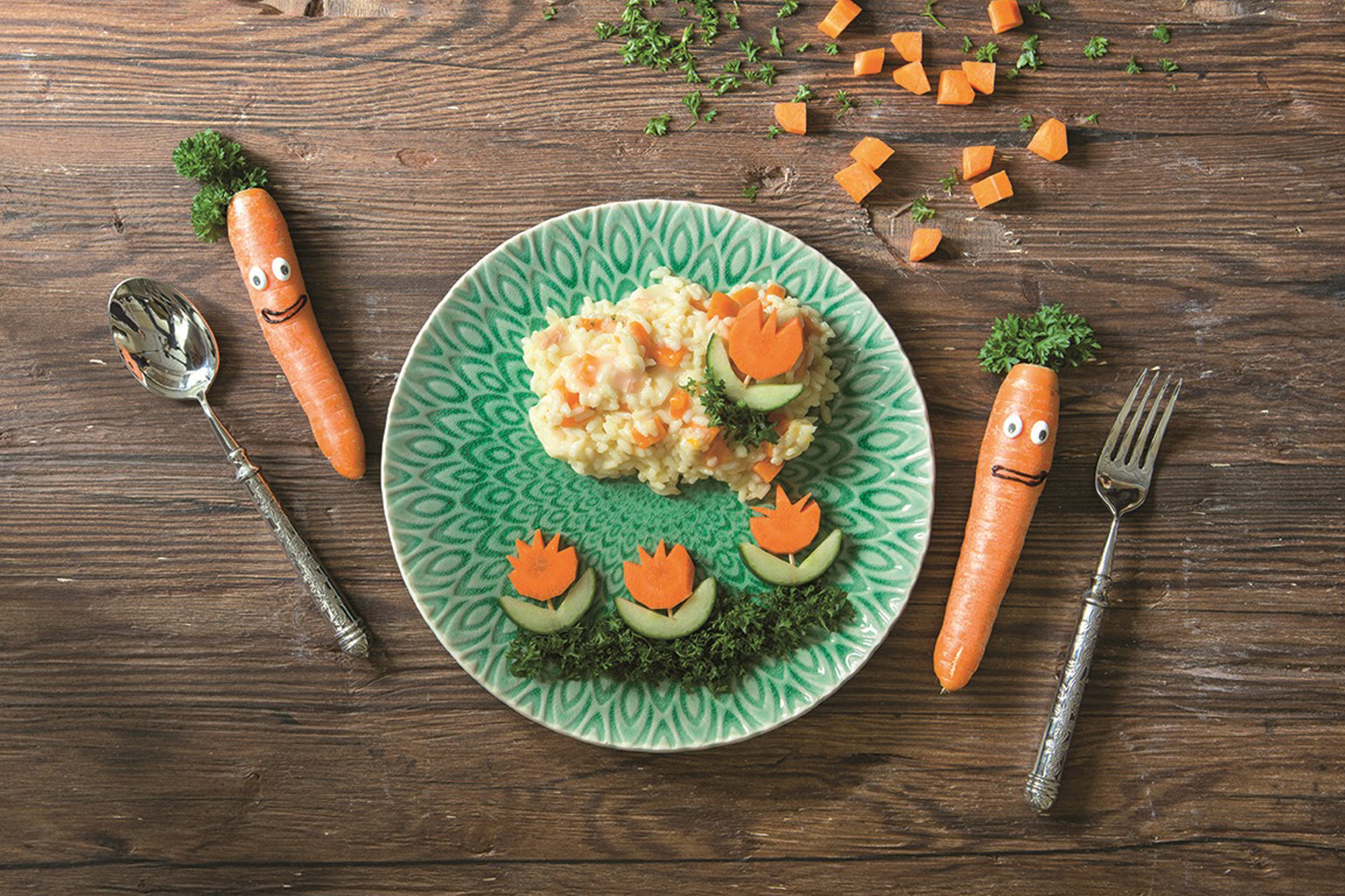 Carrot risotto