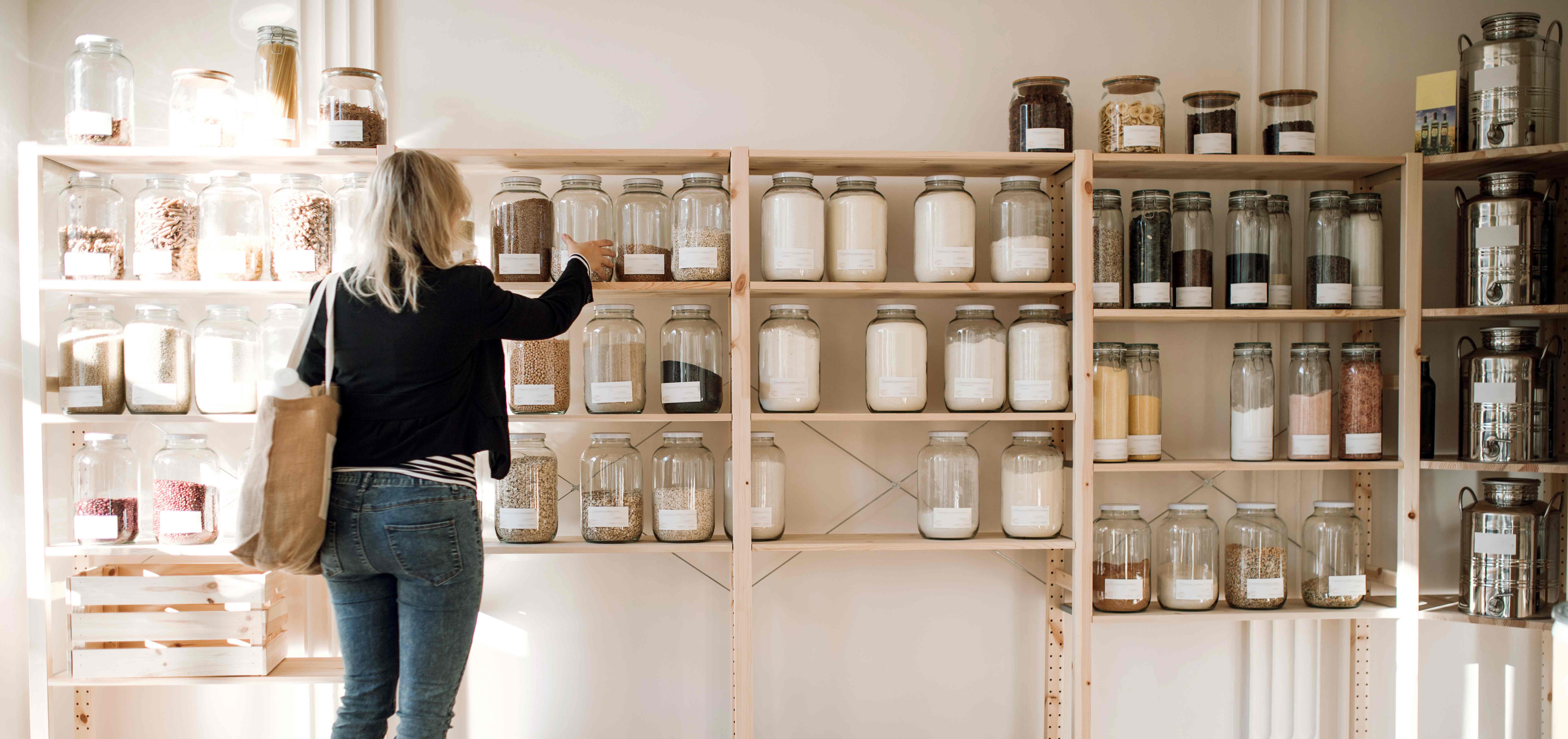 Packaging-free shop