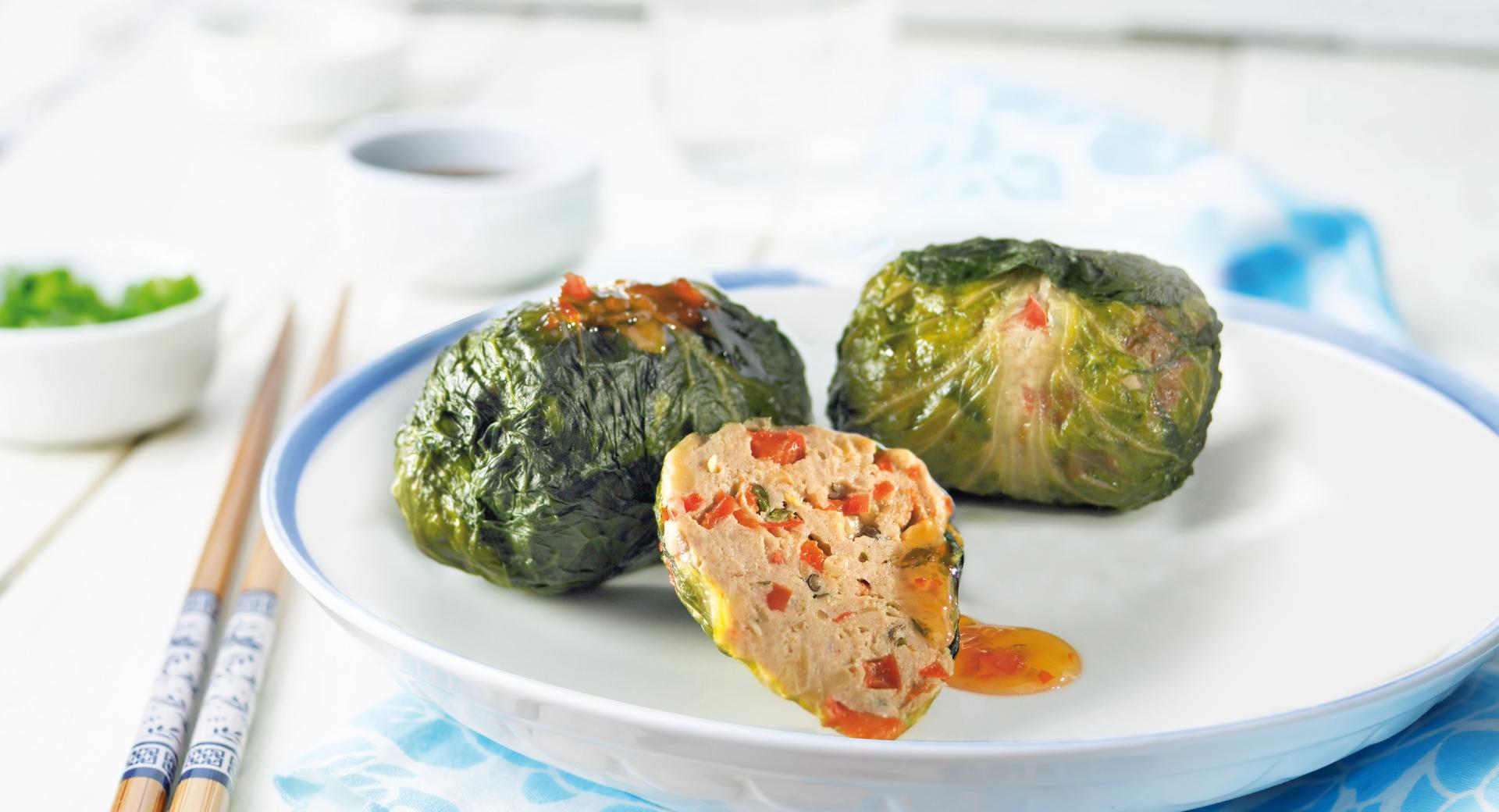 Asian cabbage rolls 
