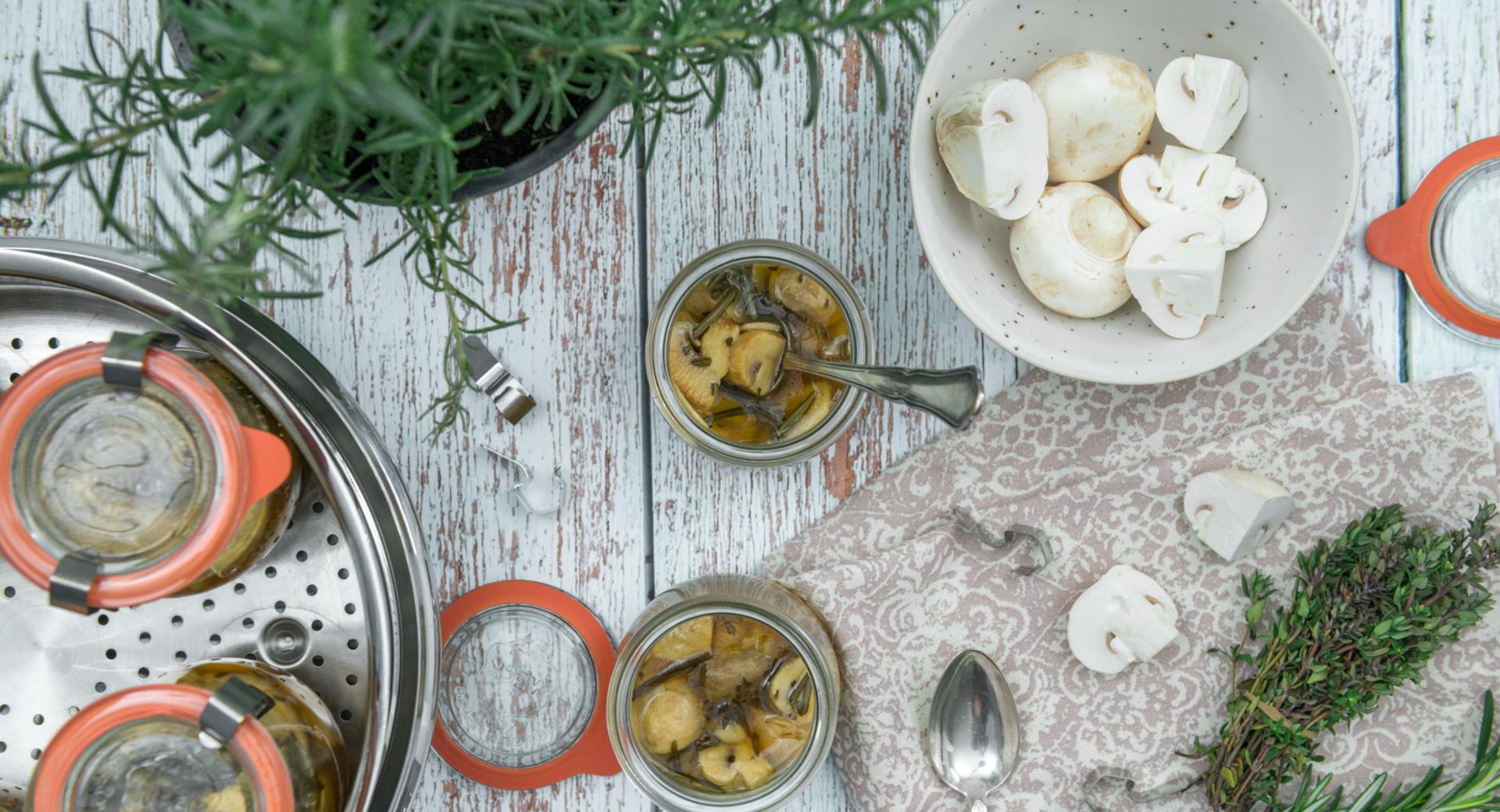 Champignons in Sherry-Marinade 