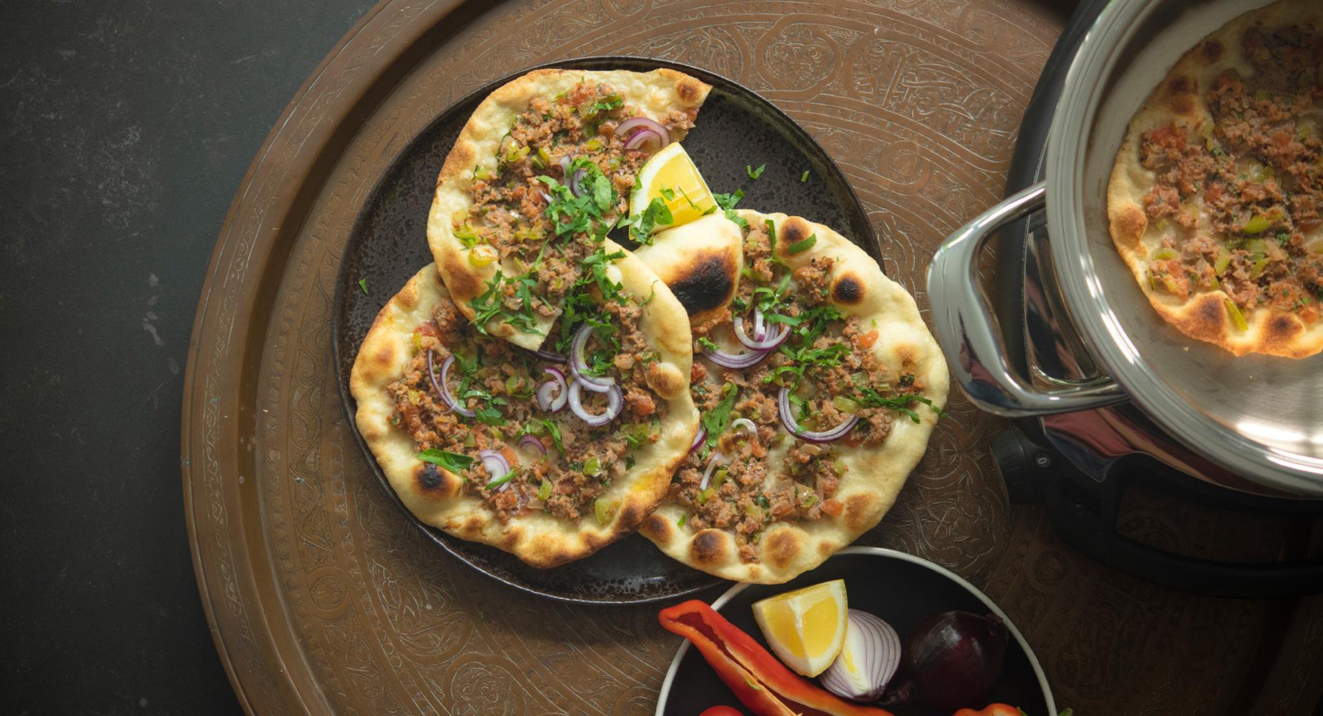 Turkish Pizza (Lahmacun)
