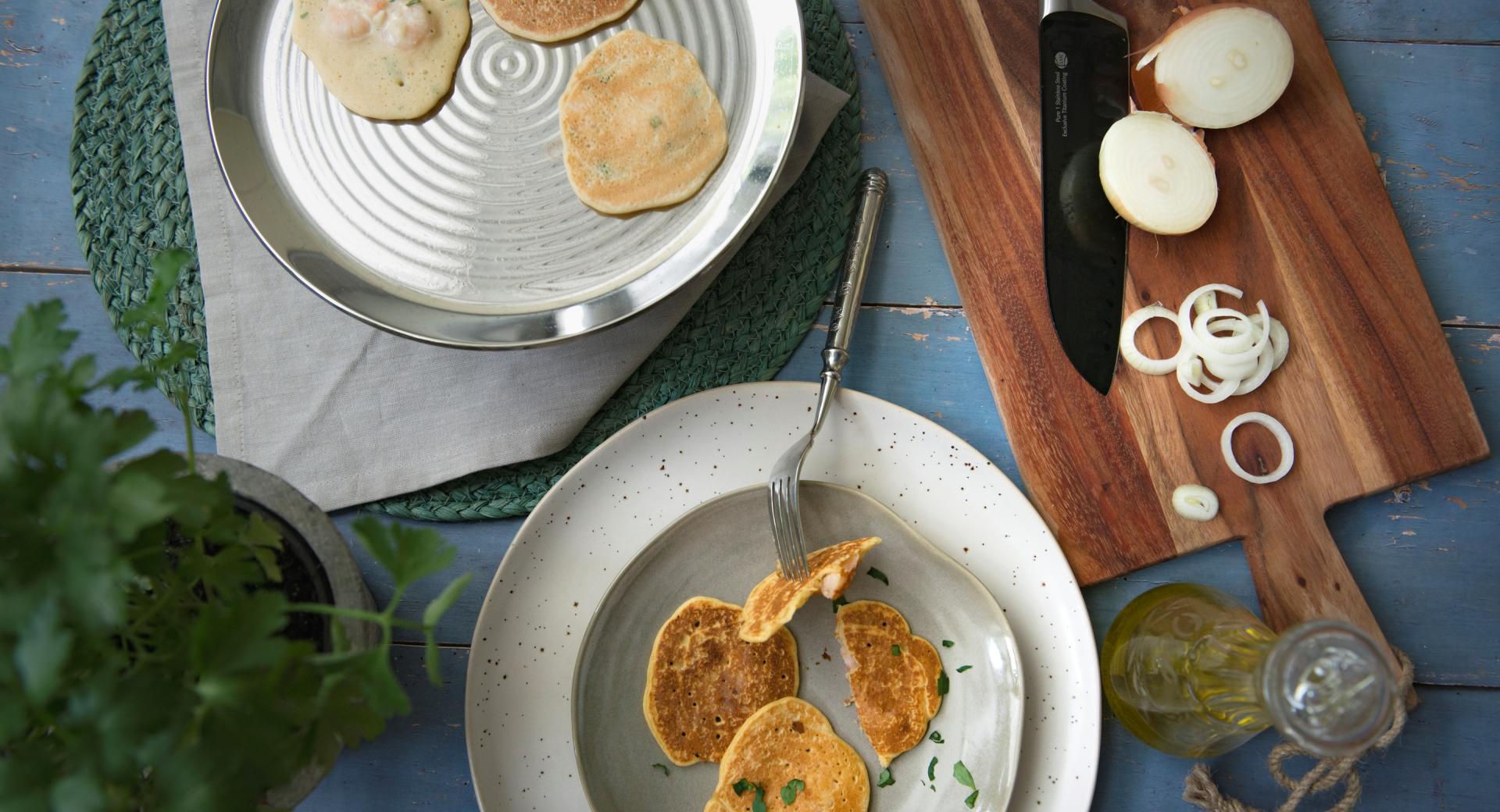 Spanish shrimp fritters with chickpea flour