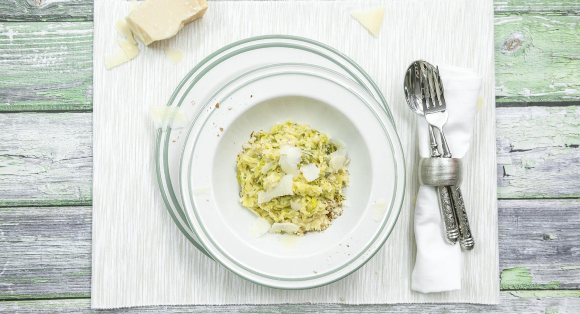 Pastasotto with savoy cabbage