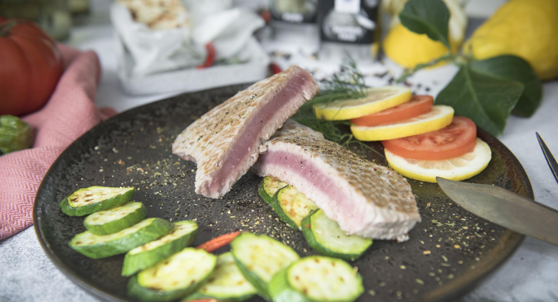 Tuna with zucchini 