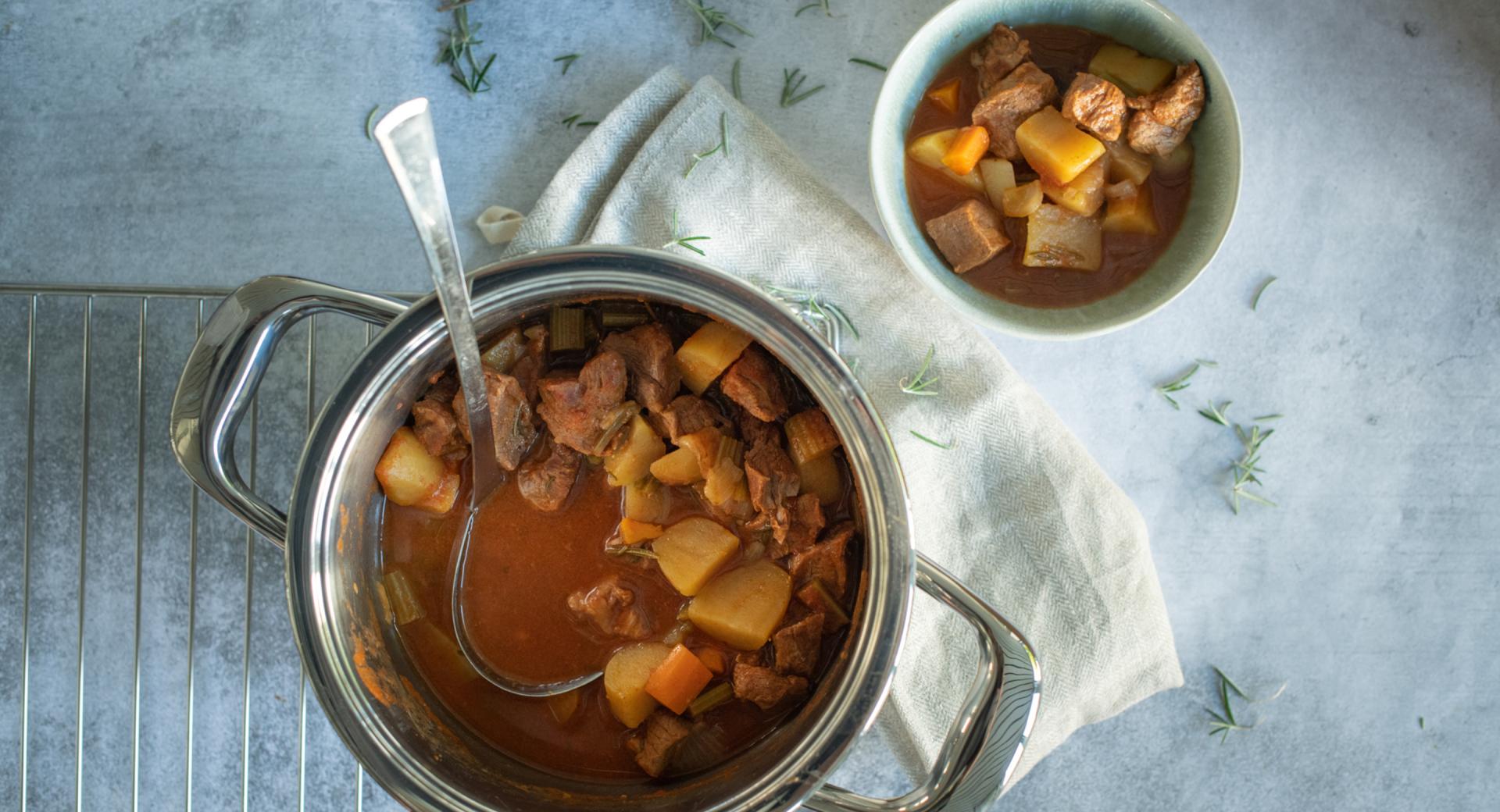 Goulash and potato stew