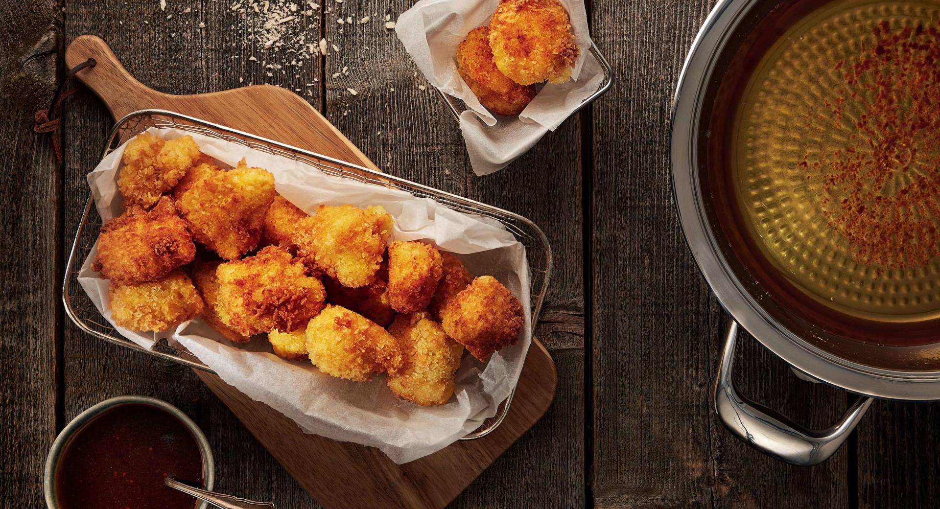 Deep-fried cauliflower