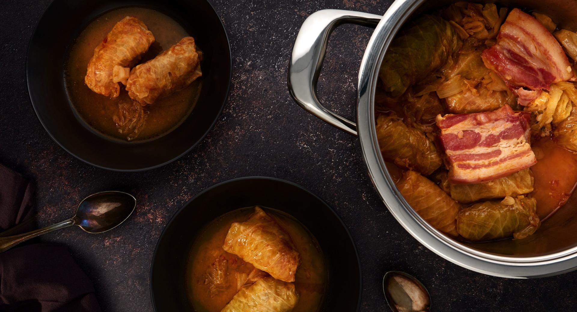 Sarma (sauerkraut rolls) Sarma (sauerkraut rolls)