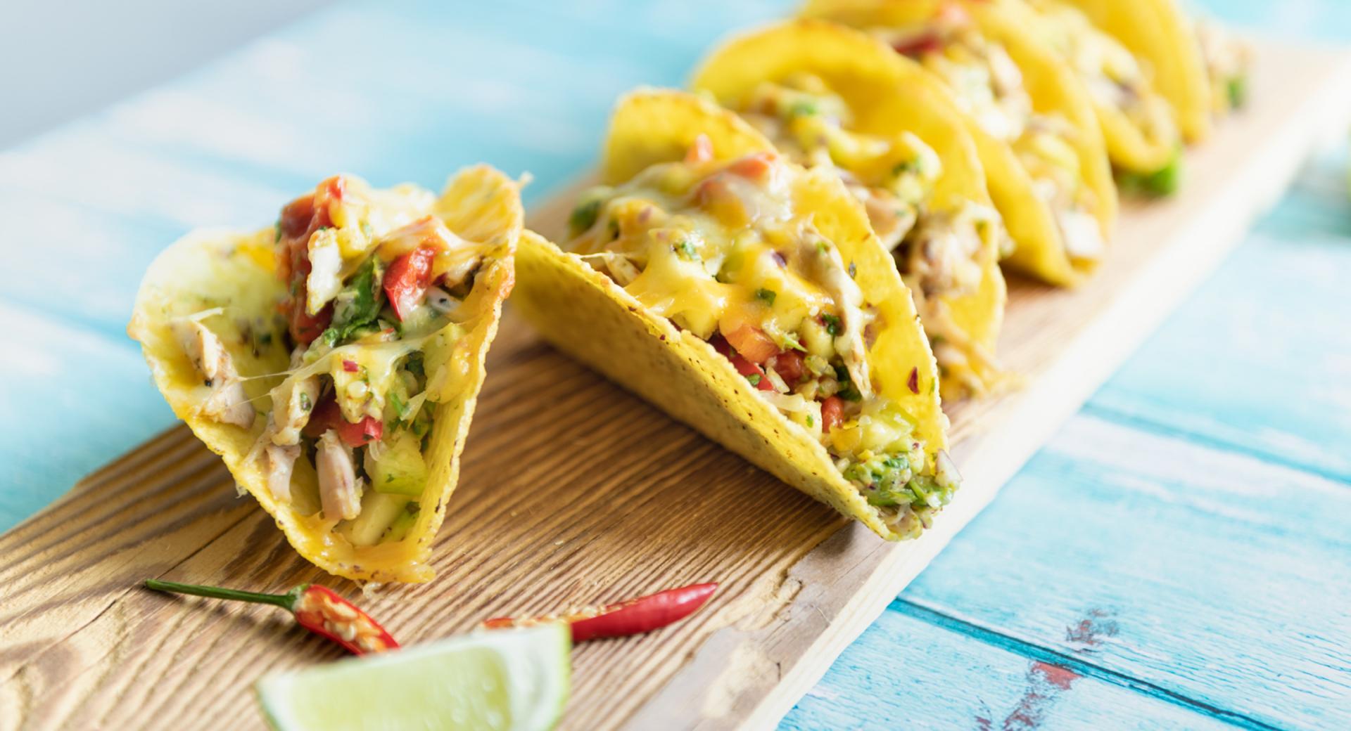 Cheese-baked tacos Cheese-baked tacos