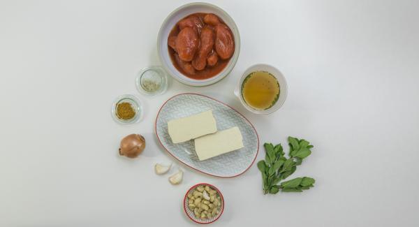 Overview of ingredients.