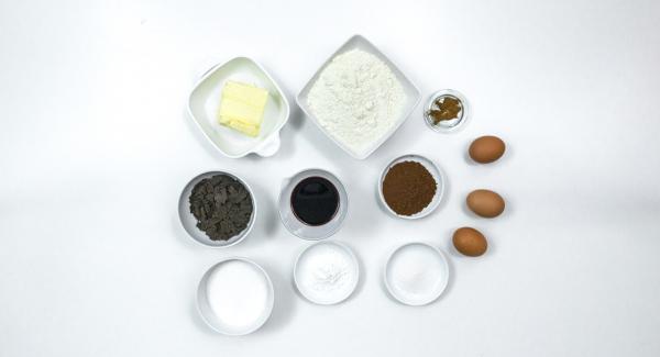 Overview of ingredients.