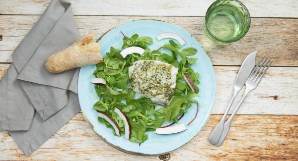 Cod fillet with coriander and coconut