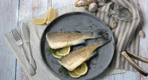 Pan-seared fish with lemon butter