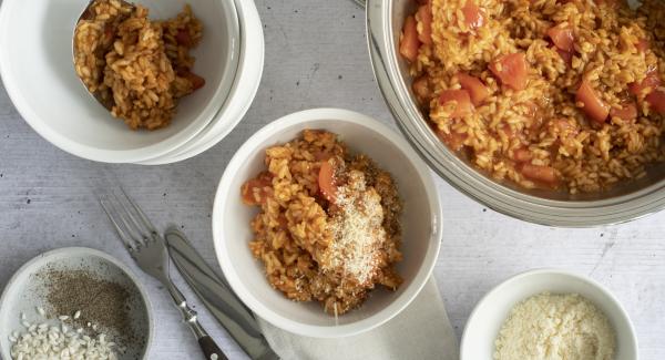 Ticino-style tomato risotto