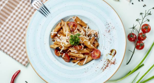 One Pot Pasta with Tomato Gorgonzola Sauce